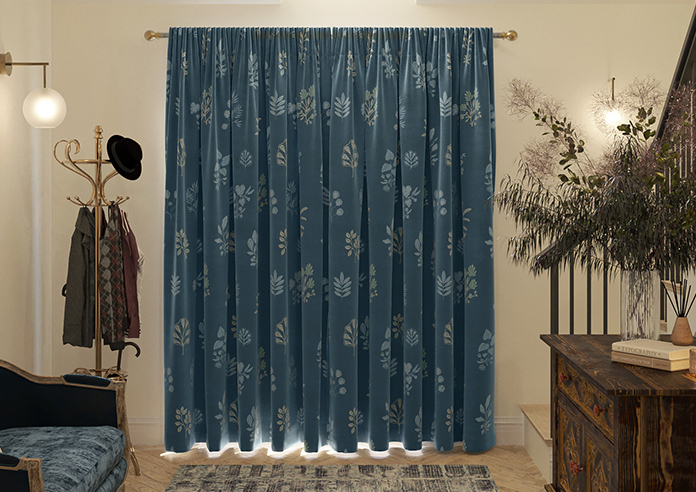 Botanical Velvet, Oceania - Made to Measure Curtains - Image 7